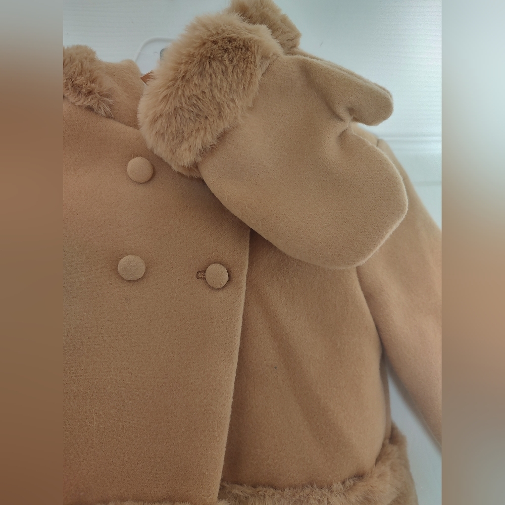Sold NWT tahari baby peacoat and mittens set - Picture 1 of 7